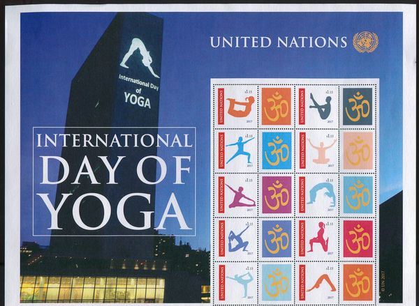UNNY 1168 1.15 Day of Yoga Personalized Sheet #unny1168sh