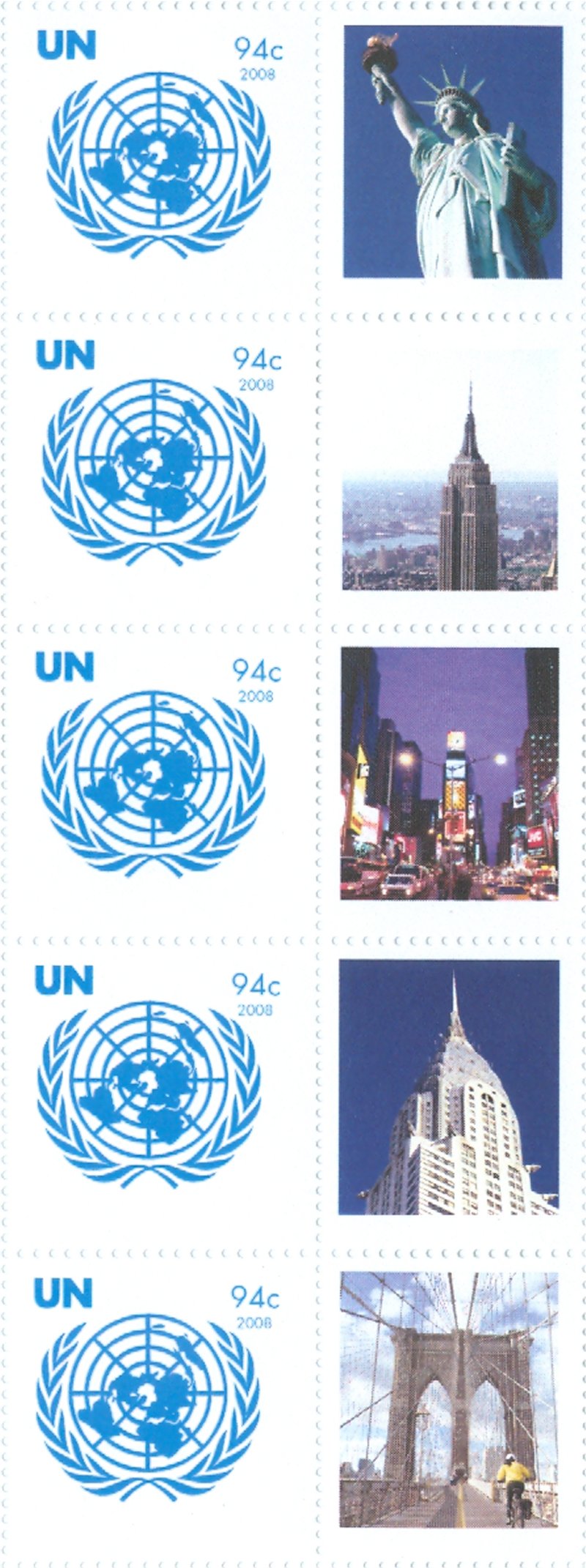 UNNY 959 94c Personalized stamp single with tab #ny959nhtab