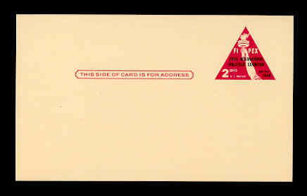 UX 44 2c FIPEX F-VF Mint Postal Card #16590