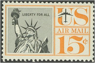 C 58 15c Liberty, Original F-VF Mint NH #c58nh