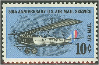 C 74 10c Air Mail Anniversary F-VF Mint NH Plate Block #c74pb