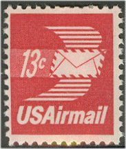 C 79 13c Winged Envelope Used #c79used