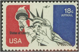 C 87 18c Statue of Liberty Used #c87used