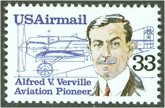 C113 33c Alfred Verville F-VF Mint NH #c113nh