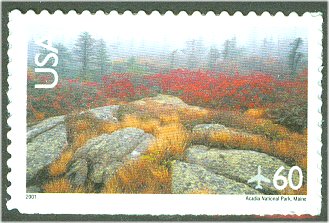 C138b 60c Acadia National Park 2005 reissue(dated 2005) Plt BLk #c138bpb