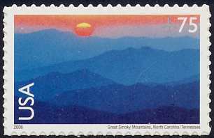 C140 75c Great Smoky Mountains F-VF Mint NH Plate Block of 4 (20 #c140pb