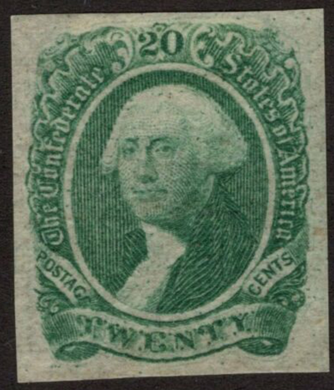 Confederate States of America #13 20c green  AVG Used #CSA0013_used_avg