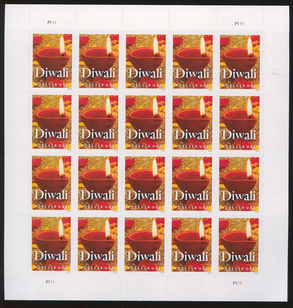 5142 Forever Diwali Mint Sheet of 20 #5142sh