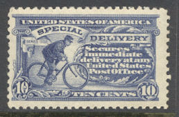 E11 10c Special Delivery Perf. 11, No Wmk. F-VF  Mint NH #e11nh