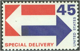 E22 45c Special Delivery Twin Arrows F-VF Mint NH #e22nh