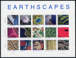 4710 Forever Earthscapes Mint Sheet of 15 #4710sh