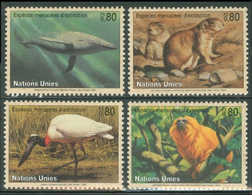 UNG 246-9   80c Endangered Species, Mini sheet of 16 *  #UNG246-9sh