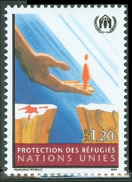 UNG 250    1.20 Fr. Refugees  UN Geneva MI Block #ung250mi