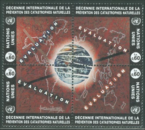 UNG 251-4   60c Natural Disaster UN Geneva Mint NH #UNG251-4