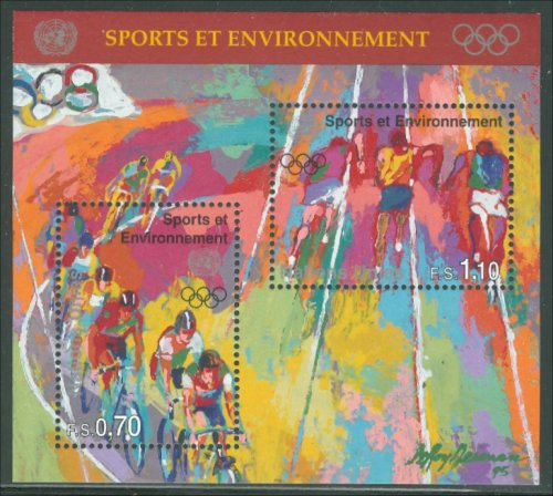 UNG 291 70c, 1.10 Fr. Sports/Environment S/S UN Geneva Mint NH #ung291