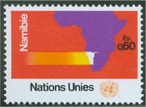UNG 34    60c Namibia Inscrip Block Inscrip Blocks #ung34ib
