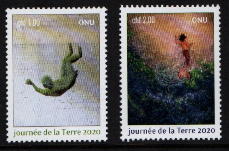 UNG 685-86  1 fr, 2 fr Mother Earth Day Set of 2 Mint Singles #ung685-6_sgls