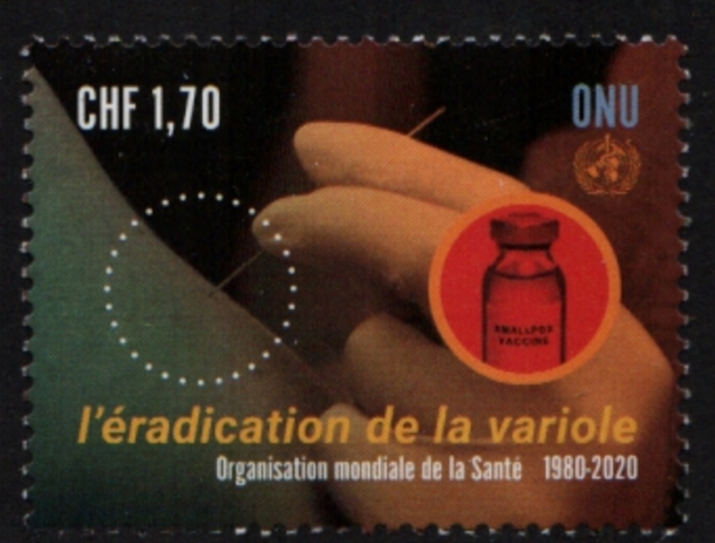 UNG 687 1.70 fr Smallpox Definitive Mint Single #ung687_sgl