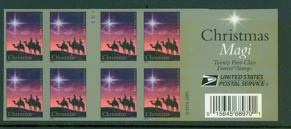 4945ai Forever Christmas Magi Mint NH Imperf Booklet of 20 #4945ai