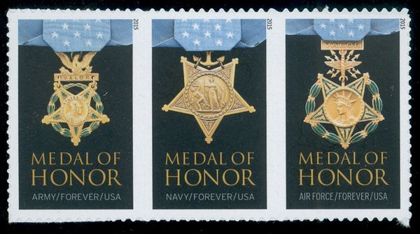 4988 Forever Medal of Honor Vietnam Mint Strip of 3 #4988nh
