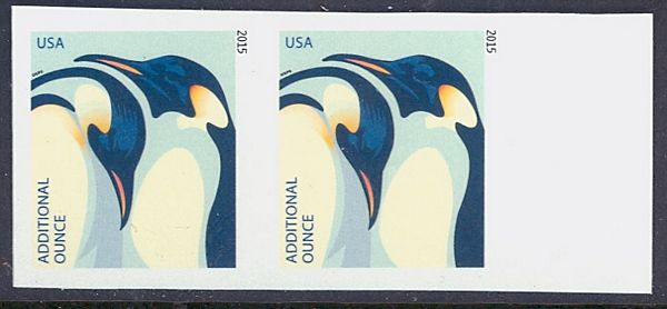 4989i 22c Emperor Penguins Mint Imperf Horizontal Pair #4989ihp