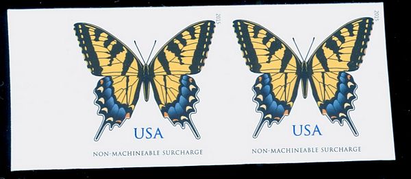 4999i 71c Eastern Tiger Swallowtail Mint Imperf Horizontal Pair #4999ihp