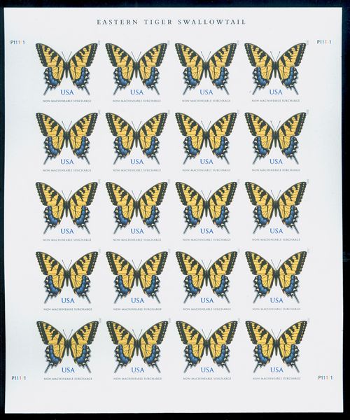 4999 71c Eastern Tiger Swallowtail Butterfly Mint Sheet of 20 #4999sh