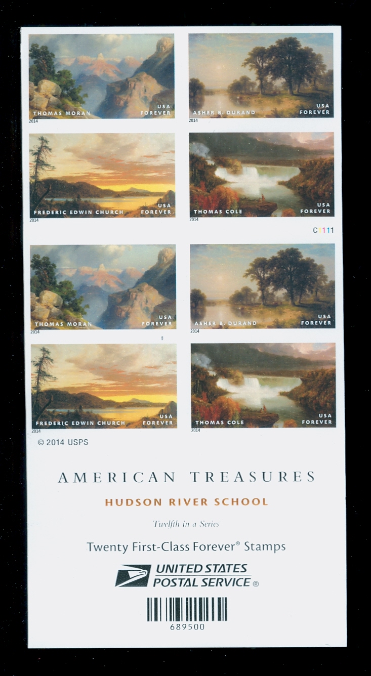 4917-20a Forever Hudson River School Plate Convertible Booklet o #4917abklt