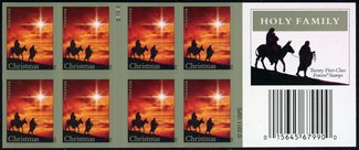 4711a Forever Holy Family Double Sided Booklet Pane of 20 #4711abk