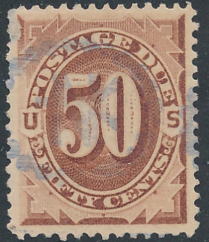 J  7 50c Brown, 1879 Postage Due F-VF Used #j7usedmd