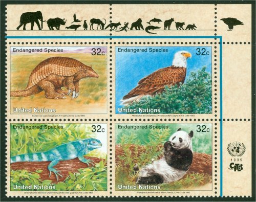 UNNY 657-60  32c Endangered Species, sheet of 16* #UNNY657-60sh