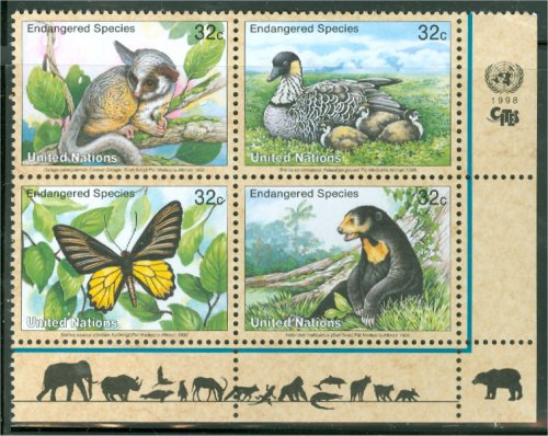 UNNY 730-33  32c Endangered Species, sheet of 16* #ny730-3sh