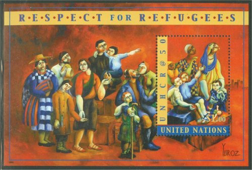 UNNY 788   1.Refugees Souvenir Sheet Mint NH #ny788
