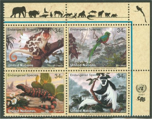 UNNY 789-92  34c Endangered Species sheet of 16* Mint NH #ny789sh