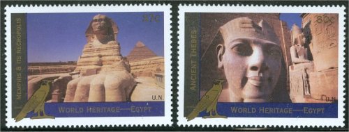 UNNY 889-90 37c,80c Heritage Egypt Mint NH #ny889
