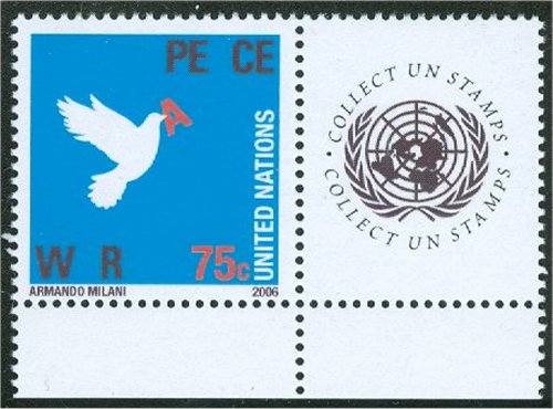 UNNY 912 75c Peace full sheet #ny912sh