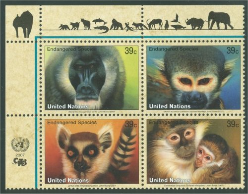 UNNY 925-8 39c Endangered Species Sheet of 16 #ny925sh