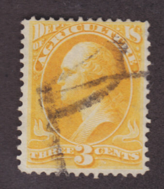 O  3 3c Agriculture Official Stamp F-VF Used #o3used