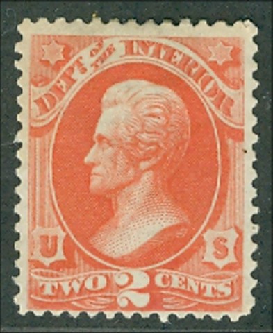 O 16 2c Interior Official Stamp Unused Minor Defects #o16ogmd