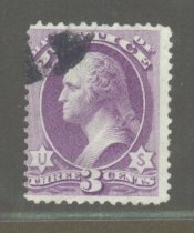 O 27 3c Justice Official Stamp Used Minor Defects #o27usedmd