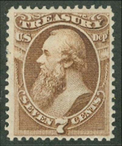 O 76 7c Treasury Official Stamp Used Minor Defects #o76usedmd