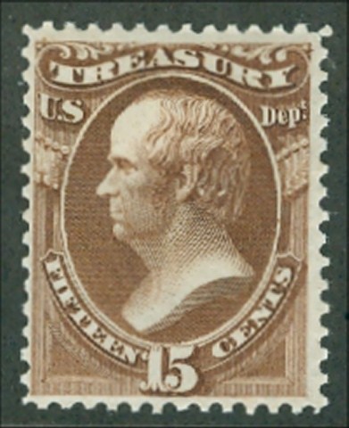 O 79 15c Treasury Official Stamp Used Minor Defects #o79usedmd