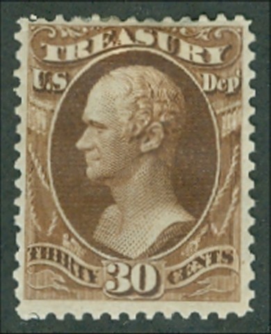 O 81 30c Treasury Official Stamp AVG-F Unused No Gum #o81ngavg