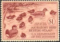 RW 8 1941 Duck Stamp 1 Ruddy Ducks F-VF Unused OG #rw8og