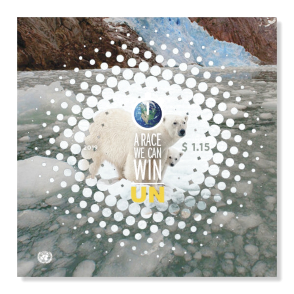 UNNY 1226 1.15 Climate Change Souvenir Sheet #unny1226ss