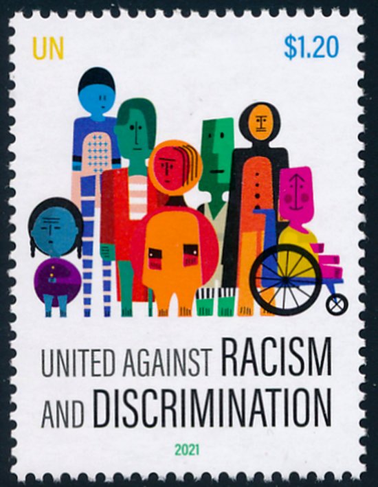 UNNY 1264 1.20 Against Racism Mint Single #unny1264nh