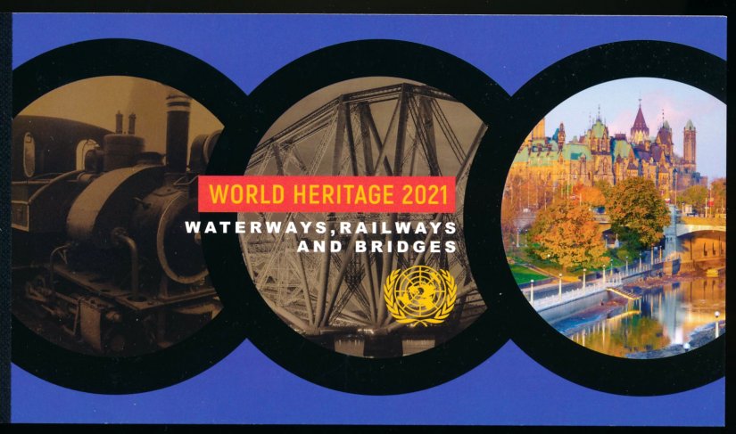 UNNY 1280 World Heritage Waterway, Railway  Bridges  Prestige Bklt #unny1280pbklt