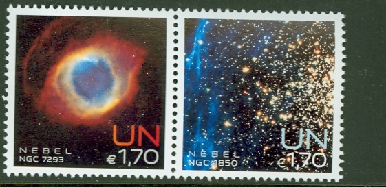 UNV 529-30 1.70 Space Nebula Mint NH Pair #unv529-30pr