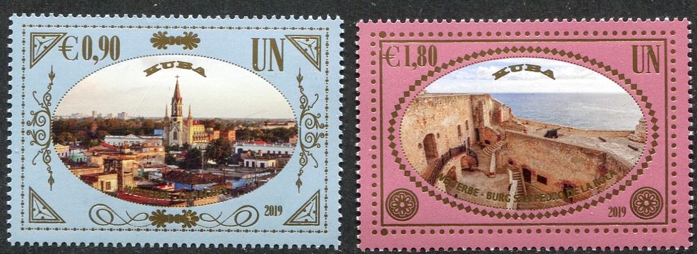 UNV 652-53 .90 1.80 World Heritage Cuba Set of 2 Mint NH Singles  #unv652-53