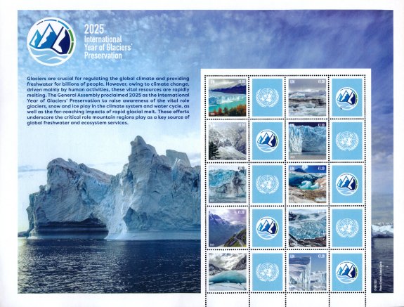 UNV 745   1.20�  Glaciers Preservation   Mint NH  Sheet of 10 #unv745sh